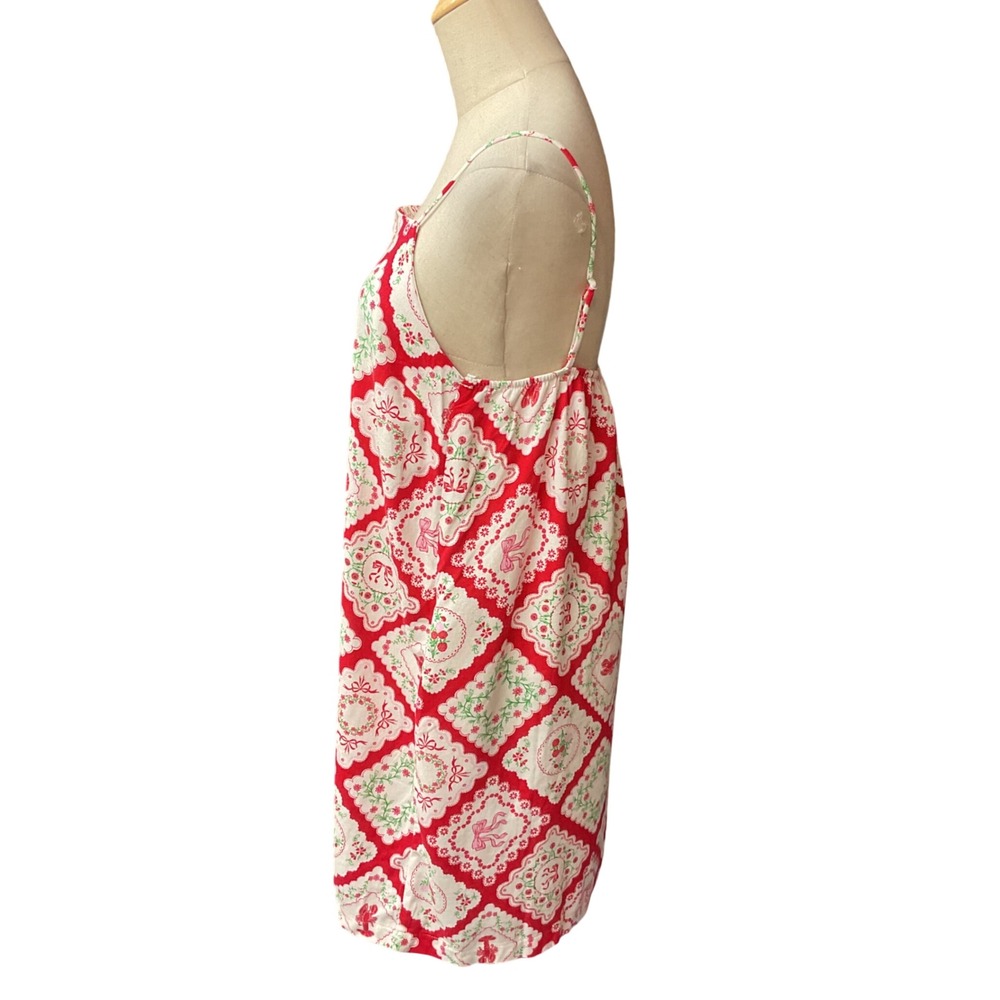 Monteau Los Angeles Women's Sleeveless Floral Linen Blend Mini Dress Size L NWT - Picture 5 of 11